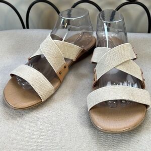 New! XOXO Baruch slide on flat strap sandals size 10